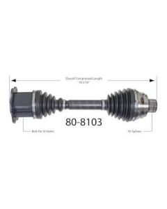 Front Axle Assembly, Audi A4, S4, A5, S5