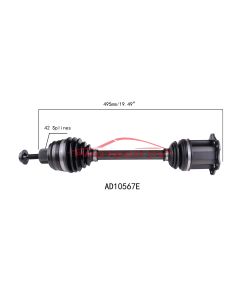Axle Assembly (A6, A7, A8, Q5, S6, S7, S8, SQ5)