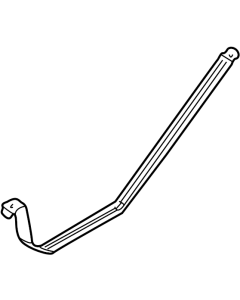 Fuel Tank Strap, Left, MK4, For use w/o fuel tank trim/bracket 1J0201429A